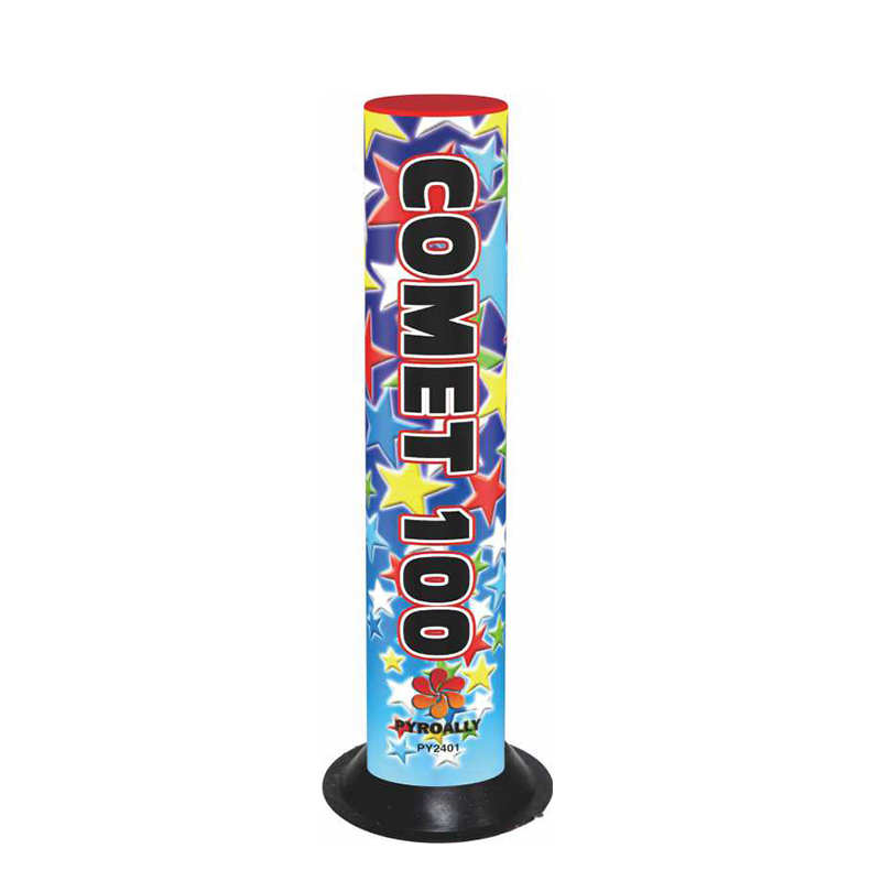 PY2401 Battery Roman candle /Red, green stars