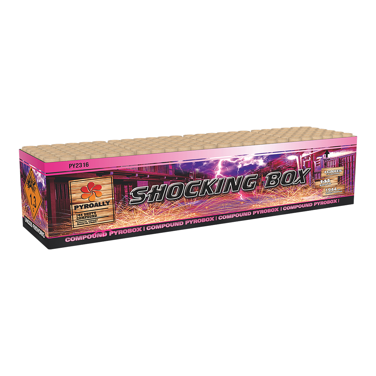 PY2316 - SHOCKING BOX Bunga api kompaun