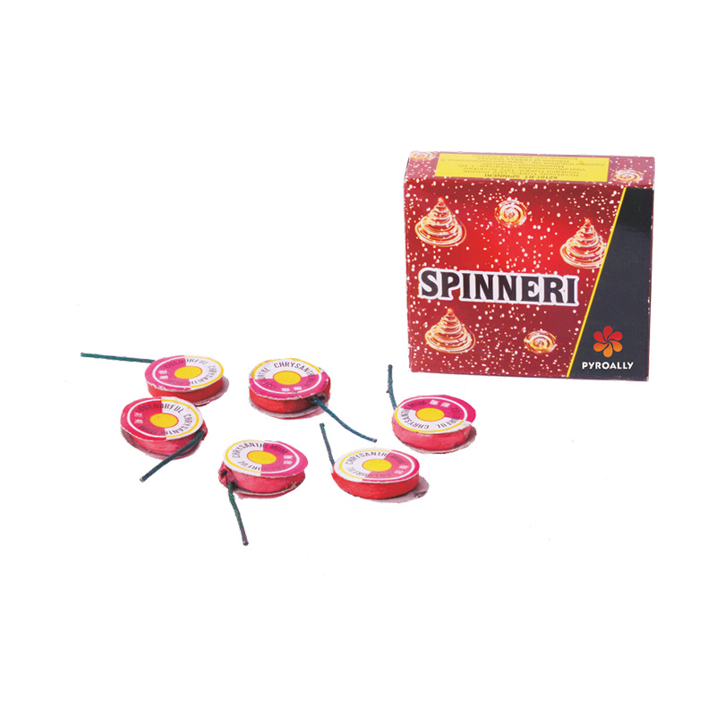 Spinners de tierra PY8502 / Spinner rojo, verde, amarillo