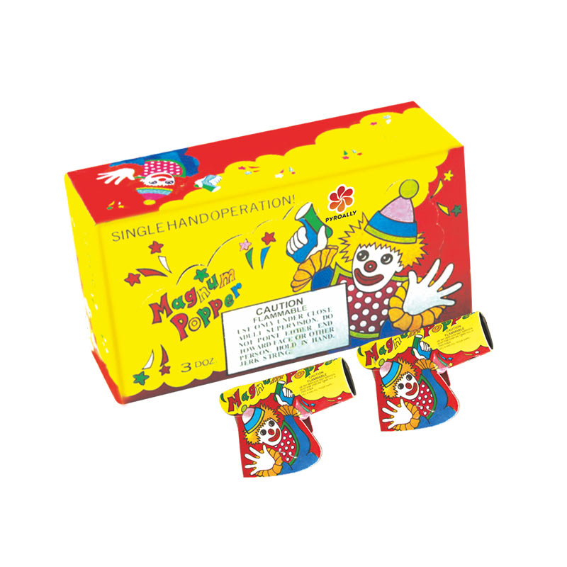 PY8402 Party poppers / Party POPPER, SPREAY PAPER STREAME.